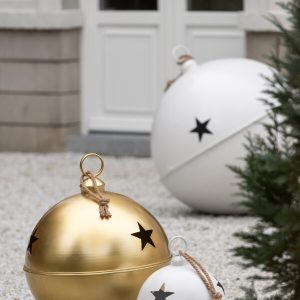 GRELOTS DE NOËL GEANTS ROUILLE